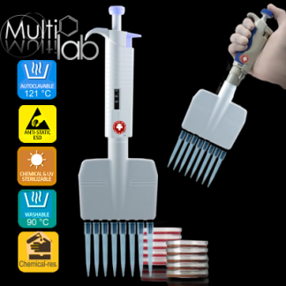 Pipete multicanal 8 canale