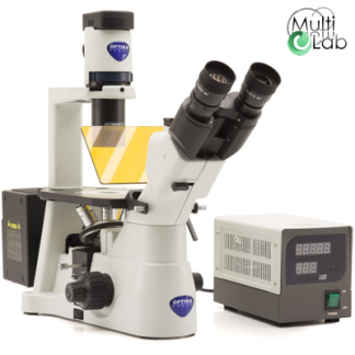 Microscop inversat trinocular cu epifluorescenta » Optika IM-3F