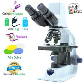 Microscop digital binocular cu marire de 1000x » Optika B-150D-BRPL