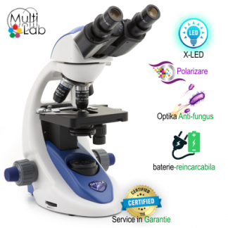 Microscop binocular cu marire de 1000x » Optika B-192PL