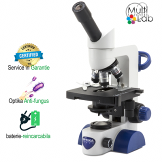 Microscop biologic monocular cu marire de 400x » Optika B-61